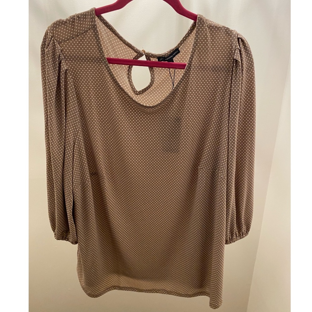 NWT Adrianna Papell 3/4 Length Sleeve Blouse 2X